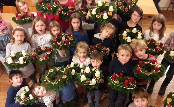 Froschgoscherl_Adventkranzbinden